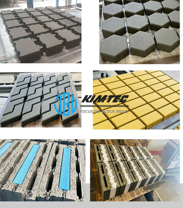 Diamond Square And L Shapes Interlocking Concrete Brick Block Mould