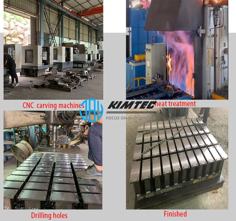 Hourdi parpa moule concrete block mould for block brick making machines 