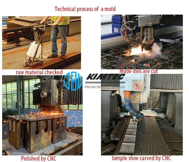 Hourdi parpa moule concrete block mould for block brick making machines